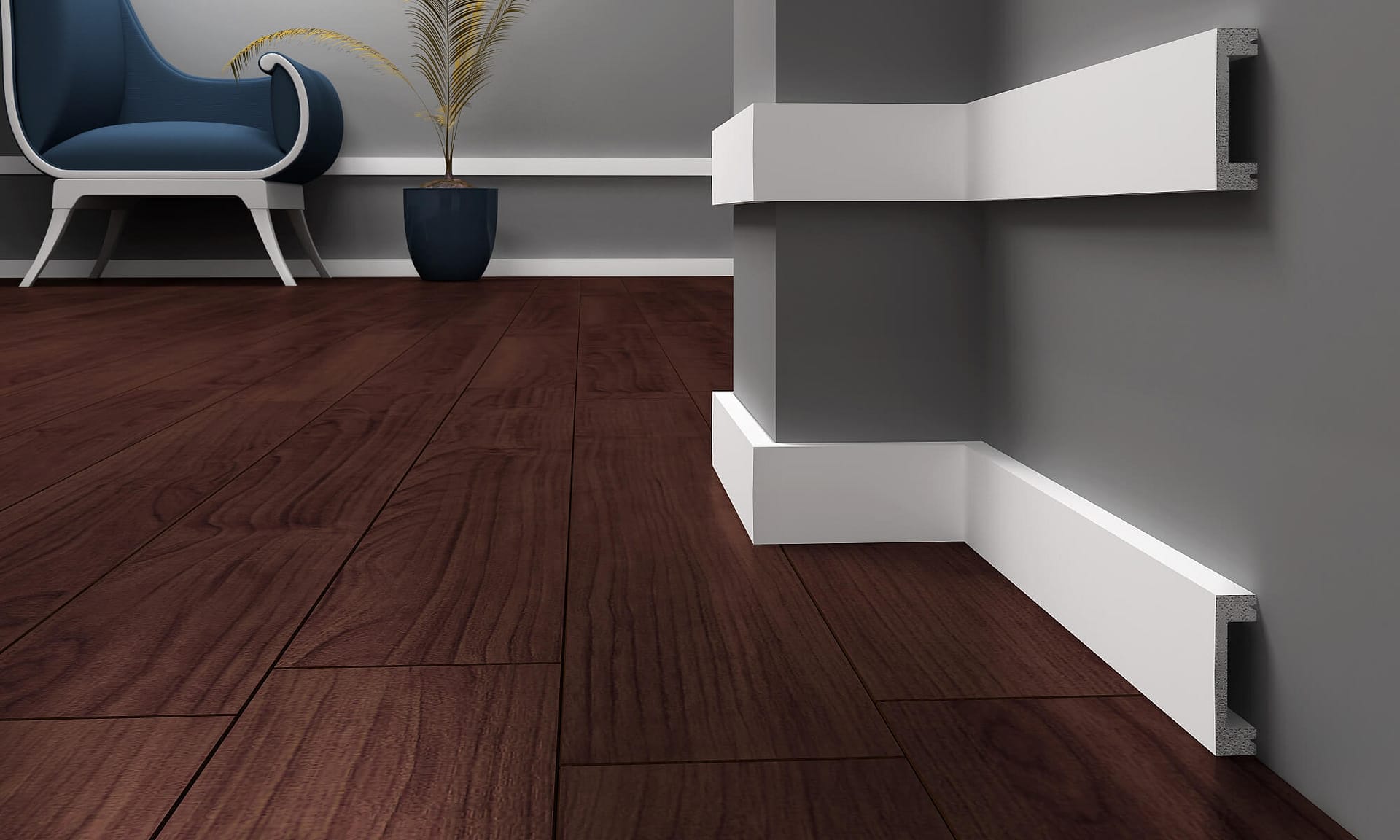 Listwa przypodłogowa DECO PN6016